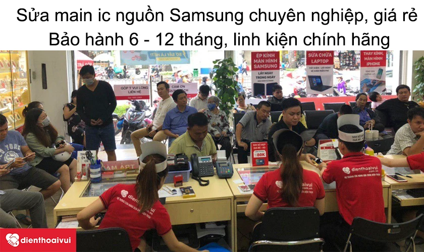 Nguyên nhân dẫn đến việc hư main nguồn điện thoại Samsung Note 4, J7 Prime, S6 Edge