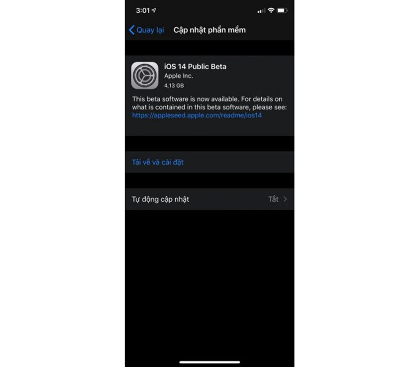 Hướng dẫn cách cài đặt, download iOS 14 thông qua tệp cấu hình