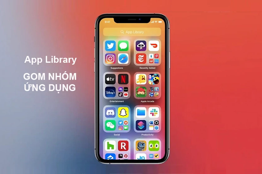 Tính năng Thư viện ứng dụng – App Library