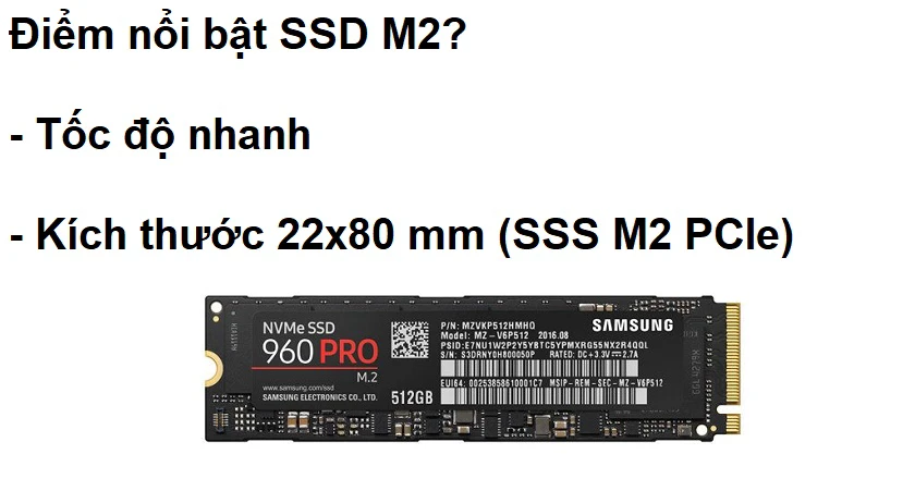 Những điểm nổi bật của ổ cứng SSD M2?