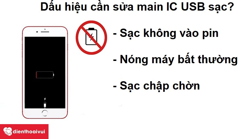 Những dấu hiệu cho thấy bạn cần phải sửa main IC USB sạc?