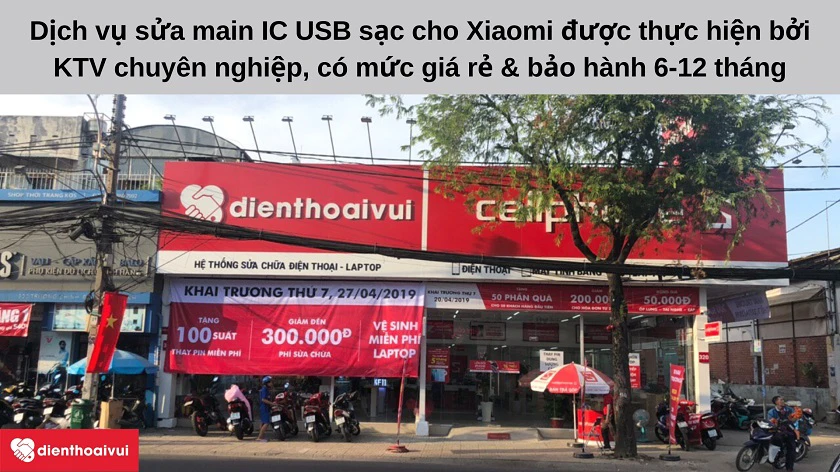 Sửa main IC USB sạc cho điện thoại Xiaomi ở đâu chất lượng, giá rẻ tại TP. Hồ Chí Minh và Hà Nội?