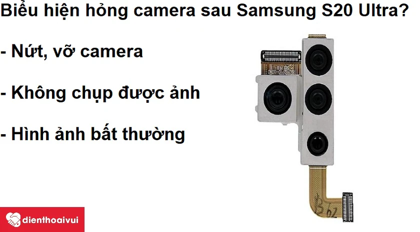 Xử lí lỗi camera sau Samsung S20 Ultra chụp không được ảnh?