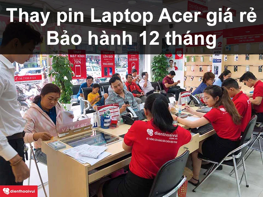 Thay pin laptop Acer bao nhiêu tiền? Ở đâu tốt?