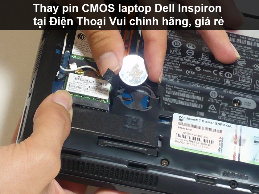 Thay pin CMOS laptop Dell Inspiron ở đâu chất lượng, chính hãng giá rẻ?