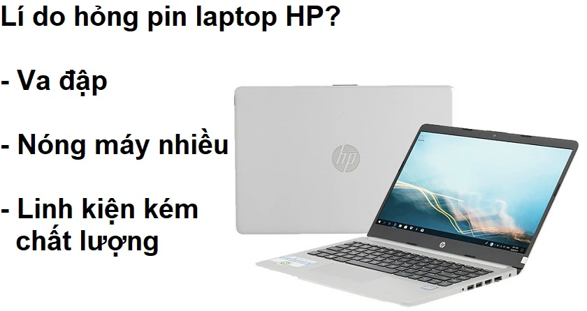 Những lý do làm hư pin máy tính laptop HP?