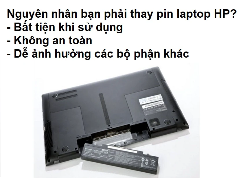 Nguyên nhân dẫn đến phải thay pin laptop HP