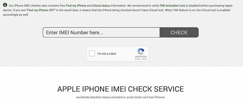 IMEI Pro - Website check imei iPhone đầy đủ nhất