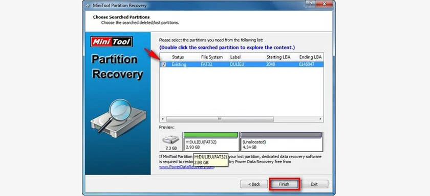Phần mềm MiniTool Partition Recovery