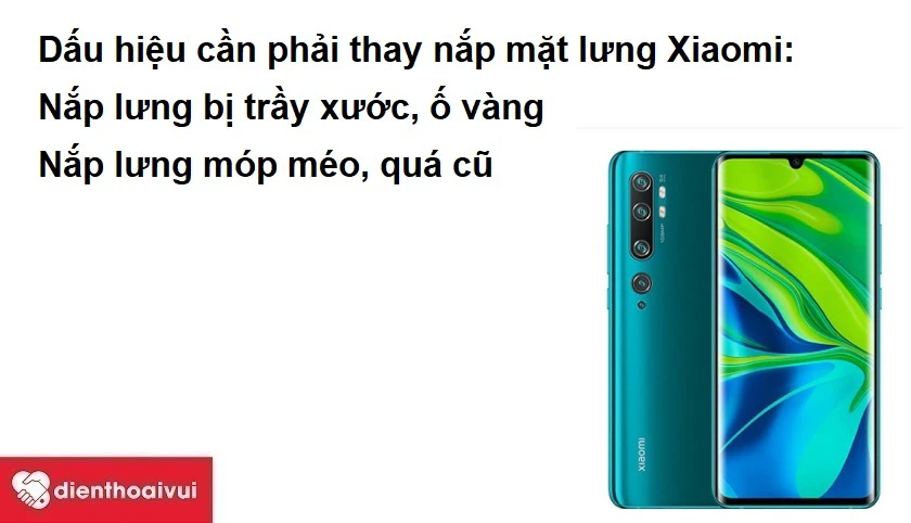 Dấu hiệu cho thấy bạn cần phải thay nắp mặt lưng Xiaomi