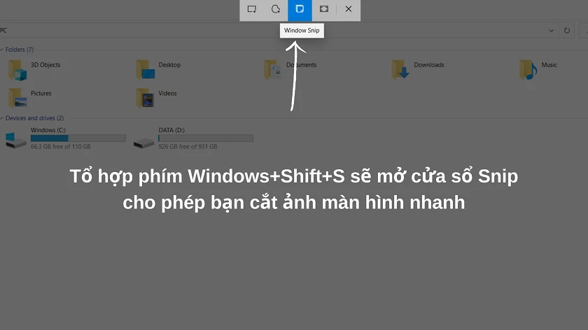 Hướng dẫn cách chụp một phần màn hình máy tính Windows 10
