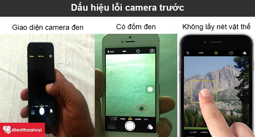 Dấu hiệu và nguyên nhân lỗi camera trước trên iPhone 12