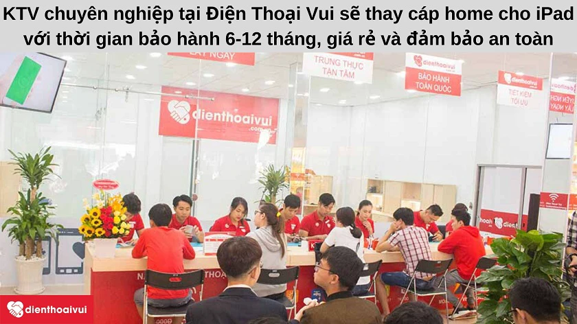 Địa điểm thay cáp nút home iPad ở đâu tốt, giá rẻ tại TPHCM, Hà Nội?