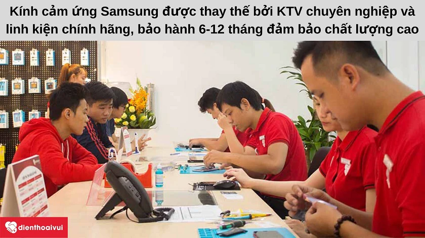 Địa điểm thay ép kính cảm ứng Samsung uy tín, lấy liền tại TP. Hồ Chí Minh và Hà Nội