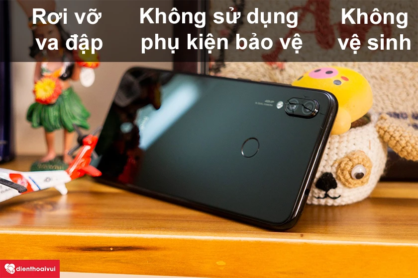 Lý do dẫn đến kính camera sau điện thoại Xiaomi bị vỡ, trầy xước, Bị Mờ