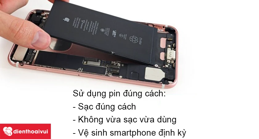 Sử dụng pin iPhone 7 Plus đúng cách