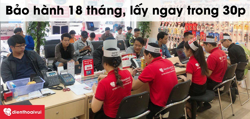 Dịch vụ thay pin iPhone 6 dung lượng chuẩn chính hãng Vmas tại Hà Nội và Hồ Chí Minh