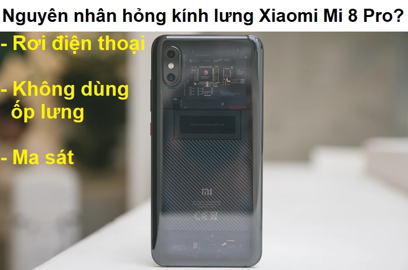 Mặt lưng Xiaomi Mi 8 Pro là kính cường lực thì có cần bảo vệ hay không?