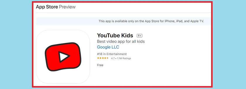 Cách tải Youtube trẻ em trên iPhone iOS