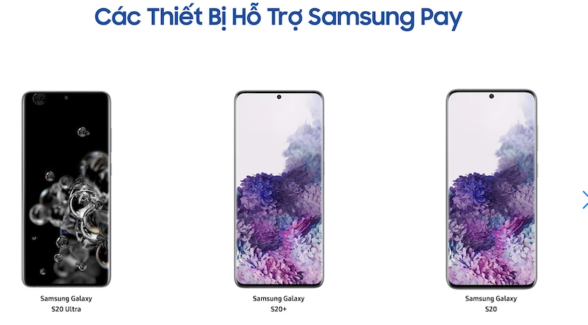 Samsung Pay hỗ trợ máy nào?