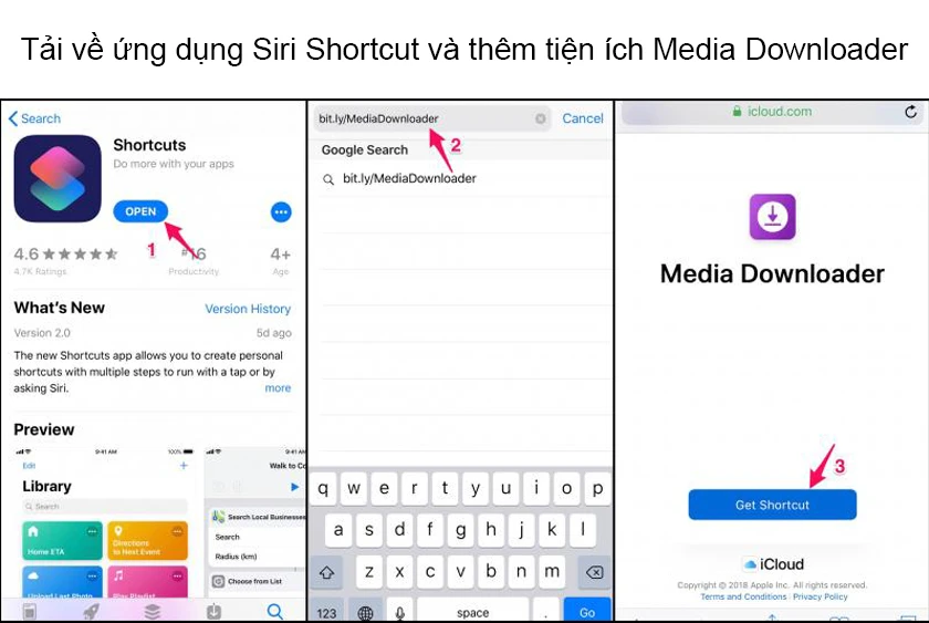 Tải video từ Youtube về điện thoại iPhone qua Siri Shortcuts