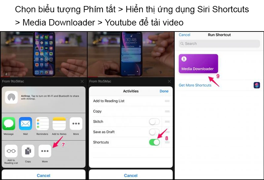 Tải video từ Youtube về điện thoại iPhone qua Siri Shortcuts