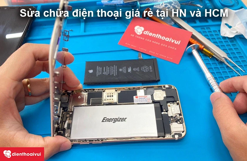 Sửa chữa điện thoại iPhone ở đâu uy tín, chất lượng giá rẻ tại TPHCM, Hà Nội?