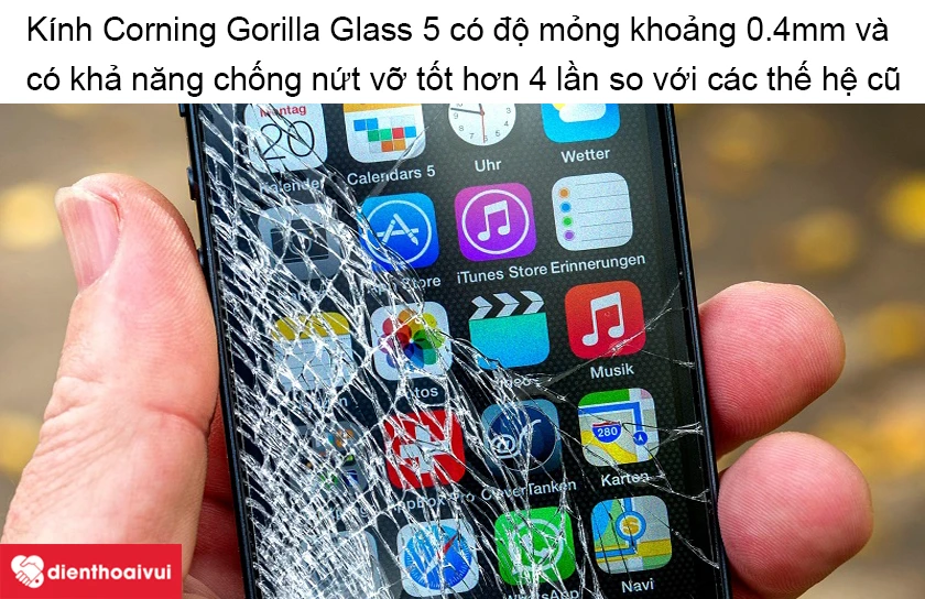 Kính cường lực Corning Gorilla Glass 5 có gì đặc biệt?