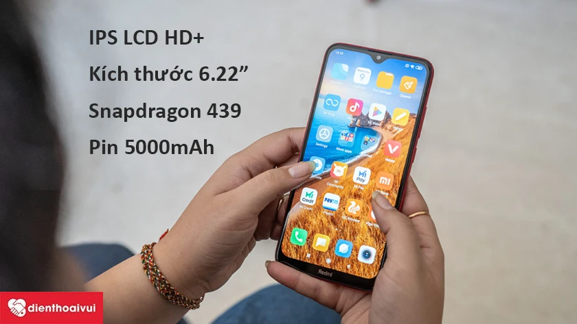  Xiaomi Redmi 8 – Điện thoại quốc dân với màn hình lớn 6.22 inches, pin 5000mAh