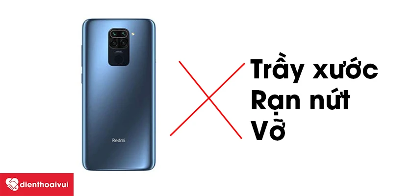 Khi nào bạn cần thay kính lưng cho điện thoại Xiaomi Redmi Note 9