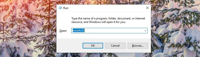 Kiểm tra cấu hình máy tính bằng lệnh msinfo32