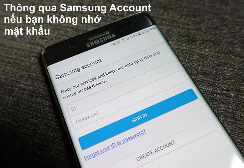 Chọn "Mở khóa thiết bị" để hoàn tất quá trình xóa mật khẩu điện thoại Samsung