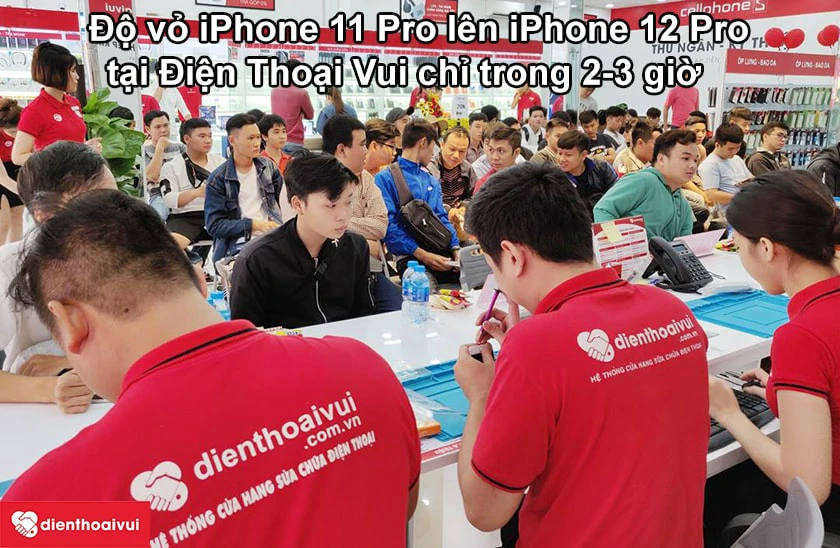Dịch vụ độ vỏ iPhone chất lượng cao, uy tín tại Điện Thoại Vui
