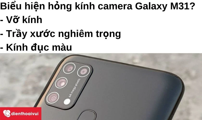 Cách đánh bay vết bẩn cứng đầu bám trên kính camera Samsung Galaxy M31?