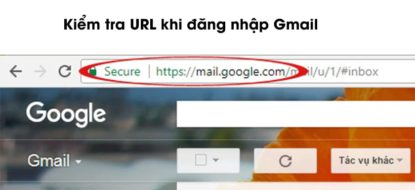 Luôn kiểm tra URL