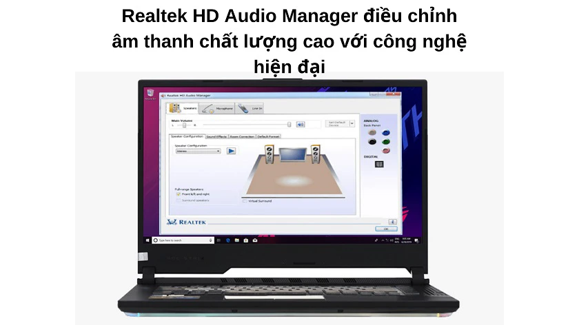 Realtek HD Audio Manager là gì và có chức năng như thế nào?