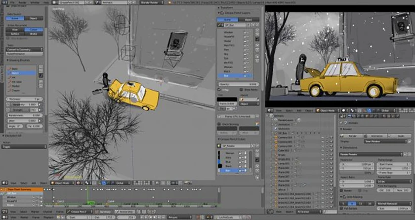 Blender - edit video 2D