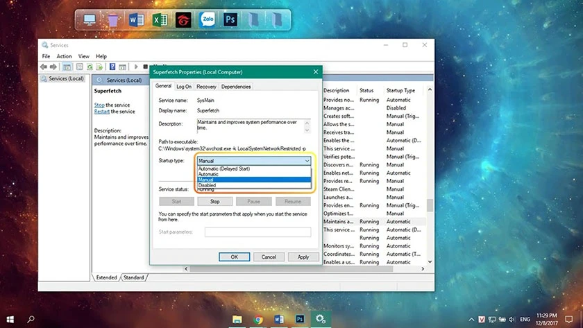Cách khắc phục lỗi full disk 100 trên Windows 10