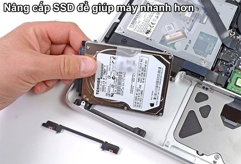 Nâng cấp, thay ổ SSD laptop