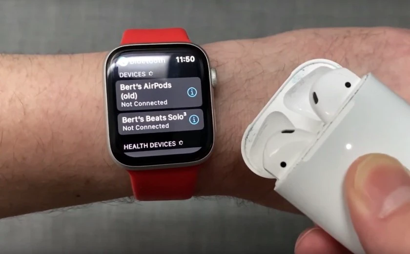 Kết nối AirPods với Apple Watch