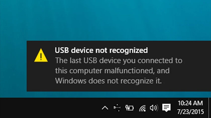 Cách sửa lỗi usb device not recognized đơn giản