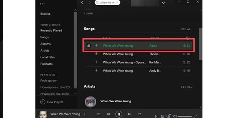Hướng dẫn tải nhạc trên Spotify về máy tính