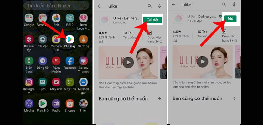 Cách tải Ulike về điện thoại iPhone và Android