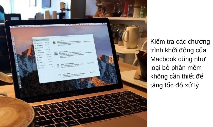 Cách khắc phục khi Macbook bị chậm