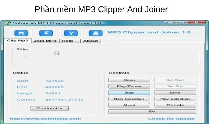 MP3 Clipper and Joiner