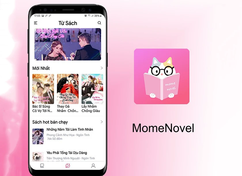 ứng dụng đọc truyện momenovel