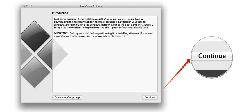 Hướng dẫn cài windows 10 cho Macbook Air thông qua Bootcamp