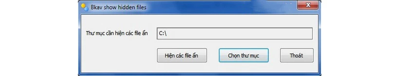 Phần mềm FixAttrb Bkav