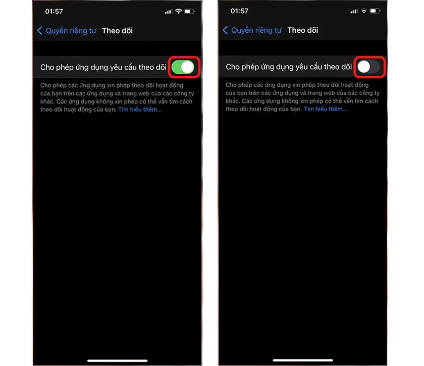 Cách tắt App Tracking Transparency trên iOS 14
