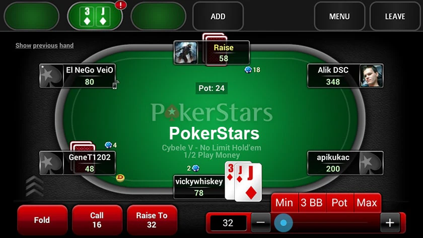 PokerStars - Ứng dụng Game Poker